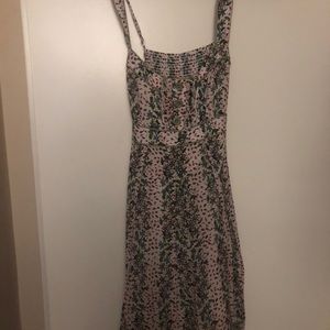 Jessica Simpson, multi colored floral dress